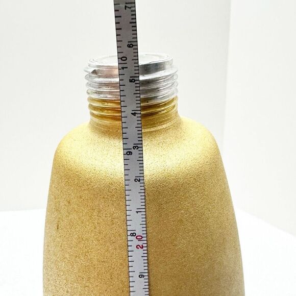 Vintage MCM Gold Seltzer Soda Siphon - Picture 9 of 10